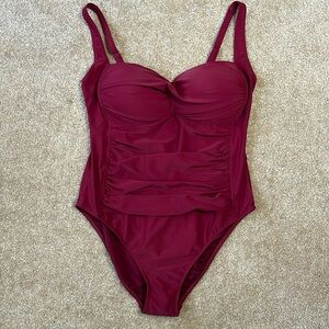 NWT H2OH!‎ Ruched One Piece Colours Out of this World Swimsuit Women XXL